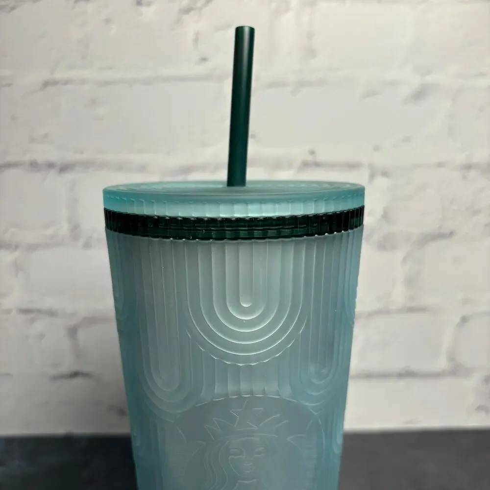 Starbucks 2024 Anniversary Shell Soft Touch Mint Green Venti Tumbler